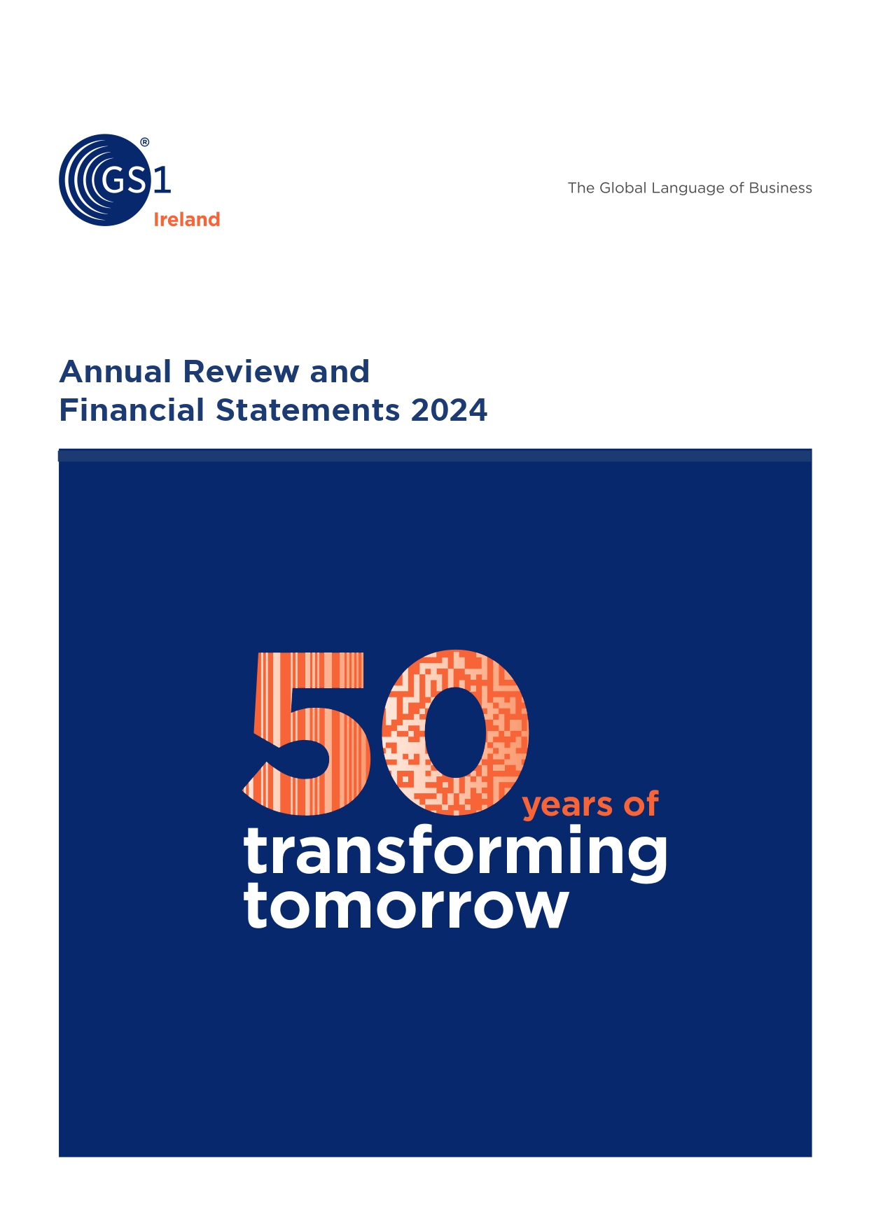 GS1 Ireland Annual Report Cover 2022