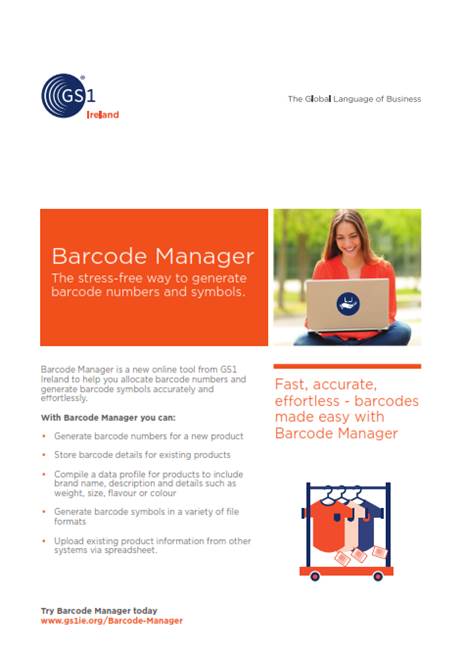 Barcode Manager Leaflet
