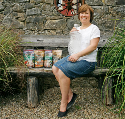Caroline Rigney of the award winning Rigney's Granola Caroline Rigney of the award winning Rigney's Granola