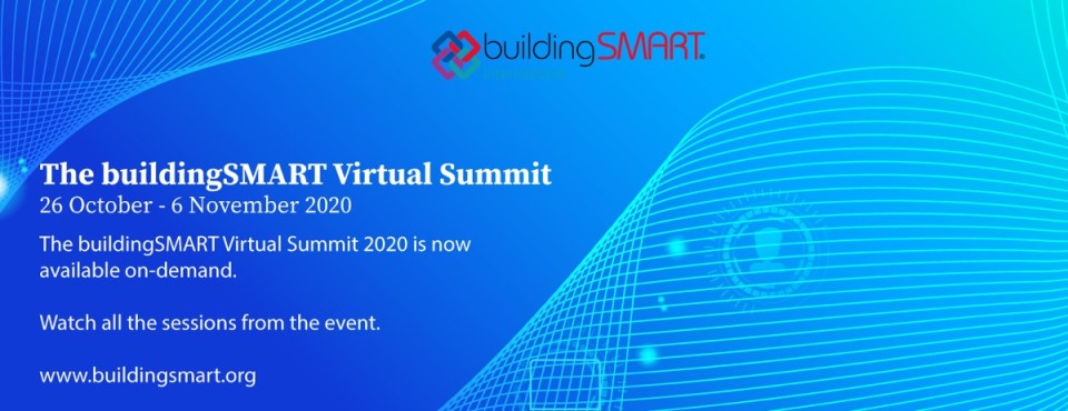 buildingsmart virtual summit 2020 banner