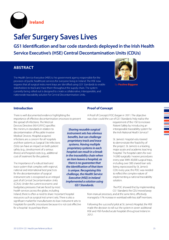 Surgical Instrument Traceability thumbnail